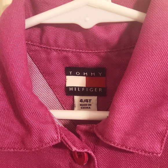 Tommy Hilfiger- Pink Jean Dress - Picture 4 of 6